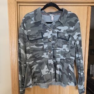 Knox Rose Camouflage Utility Jacket